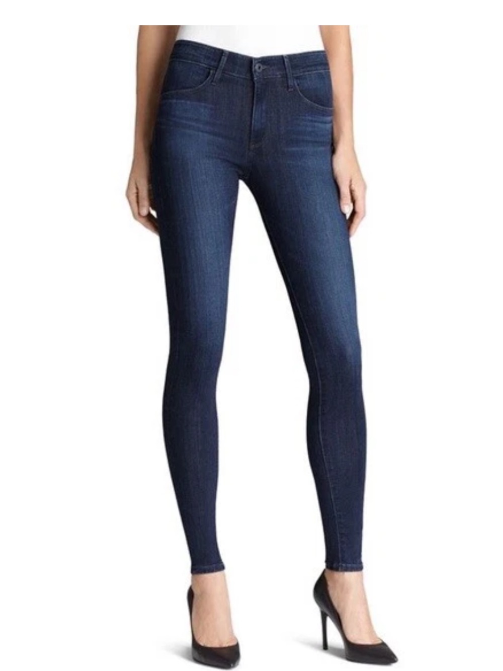 AG Adriano Goldschmied "The Farrah Skinny" High-rise Jean